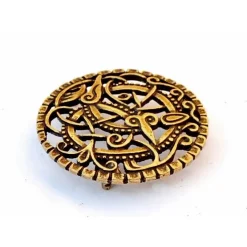 Applique De Ceinture Viking Pitney, Laiton