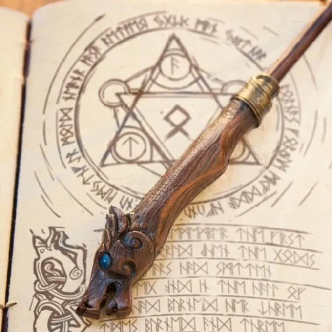 Epic Armoury Baguette Fafnir, Marron 2 Epic Armoury Baguette Fafnir, Marron – Image 2