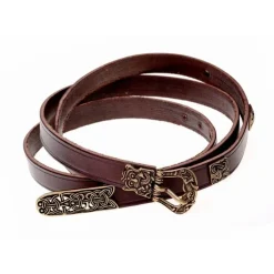 Birka Luxe De Ceinture, Brun, Argenté