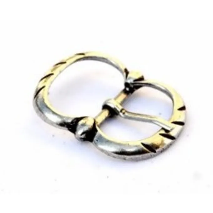 Boucle Médiévale Tardive 2A, Argenté Plaqué 1 Boucle Médiévale Tardive 2A, Argenté Plaqué