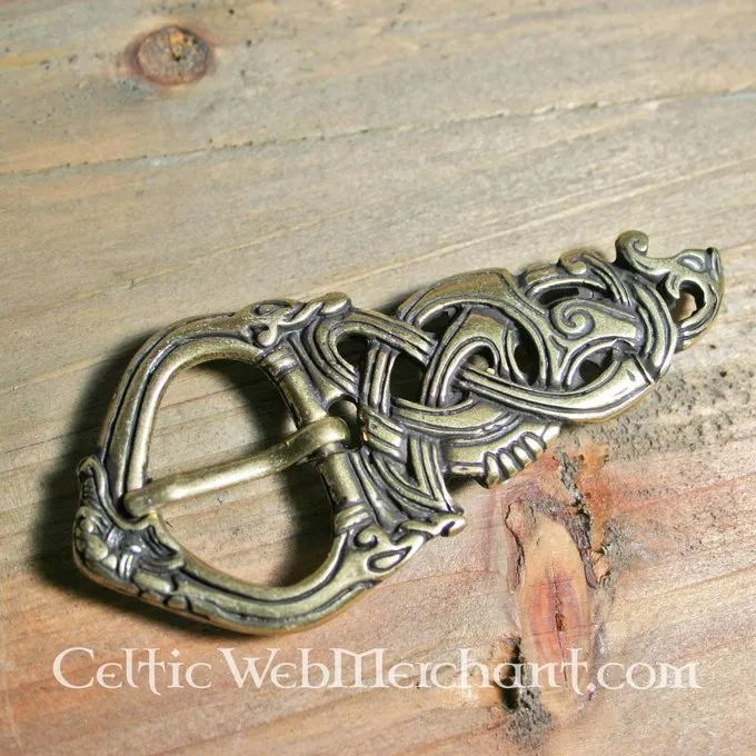 Boucle Viking, Serpent Midgard, En Bronze 1 Boucle Viking, Serpent Midgard, En Bronze