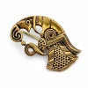 Broche Corbeau Germanique Gotland, à Droite, Bronze -Promos Halloween Boutique broche corbeau germanique gotland a droite bronze