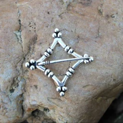 Broche Médiévale Bamberg, Argentée -Promos Halloween Boutique broche medievale bamberg argentee 1