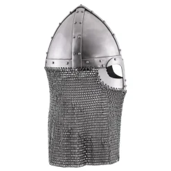 Ulfberth Casque De Spectacle Viking Avec Cotte De Mailles 1,6 Mm -Promos Halloween Boutique casque de spectacle viking avec cotte de mailles 1 3