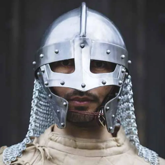 Epic Armoury Casque De Spectacle Viking Avec Cotte De Mailles 1 Epic Armoury Casque De Spectacle Viking Avec Cotte De Mailles