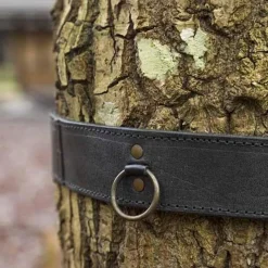 Epic Armoury Ceinture à Anneaux, Noir -Promos Halloween Boutique ceinture a anneaux noir 1