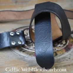Leonardo Carbone Ceinture Avec Noeud Celtique, Noir -Promos Halloween Boutique ceinture avec noeud celtique noir 2