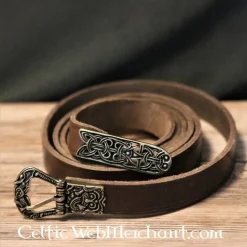 Ceinture Birka, Marron, Laiton