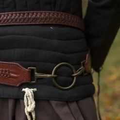 Epic Armoury Ceinture D'épée Tressée, Rouge -Promos Halloween Boutique ceinture depee tressee rouge 5