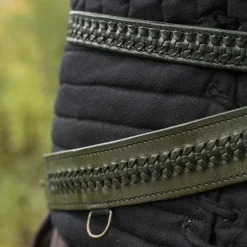 Epic Armoury Ceinture D'épée Tressée, Verte -Promos Halloween Boutique ceinture depee tressee verte 5