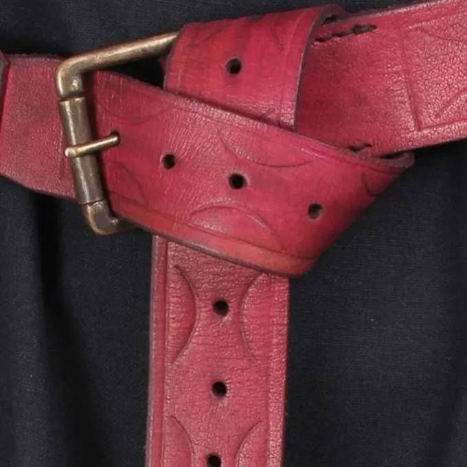Epic Armoury Ceinture En Cuir Aruthia, Rouge 3 Epic Armoury Ceinture En Cuir Aruthia, Rouge – Image 3