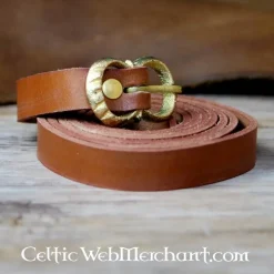 Leonardo Carbone Ceinture En Cuir Marron 2 Cm -Promos Halloween Boutique ceinture en cuir marron 2 cm 2