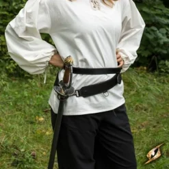 Epic Armoury Ceinture épée En Deux Parties, Noire