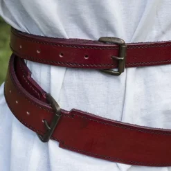 Epic Armoury Ceinture épée En Deux Parties, Rouge -Promos Halloween Boutique ceinture epee en deux parties rouge 5