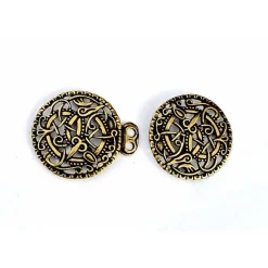 Fermoir Cape Urnes Style, La Couleur De Bronze -Promos Halloween Boutique fermoir cape urnes style la couleur de bronze 2