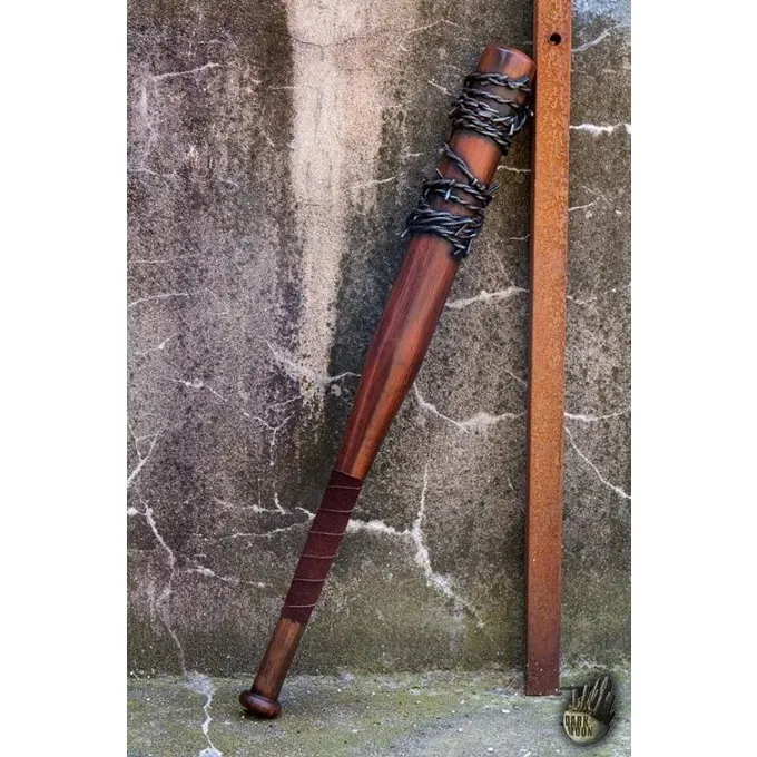 Epic Armoury Fil De Fer Barbelé Batte De Baseball LARP, 80 Cm, Bois 2 Epic Armoury Fil De Fer Barbelé Batte De Baseball LARP, 80 Cm, Bois – Image 2