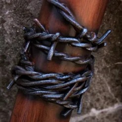 Epic Armoury Fil De Fer Barbelé Batte De Baseball LARP, 80 Cm, Bois 8 Epic Armoury Fil De Fer Barbelé Batte De Baseball LARP, 80 Cm, Bois -Promos Halloween Boutique fil de fer barbele batte de baseball larp 80 cm bo 2