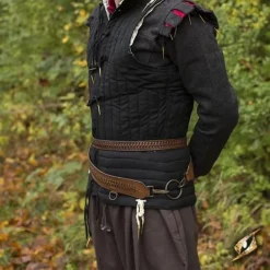 Epic Armoury Gevlochten Zwaardriem, Bruin -Promos Halloween Boutique gevlochten zwaardriem bruin 2