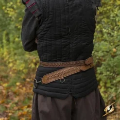 Epic Armoury Gevlochten Zwaardriem, Bruin -Promos Halloween Boutique gevlochten zwaardriem bruin 3