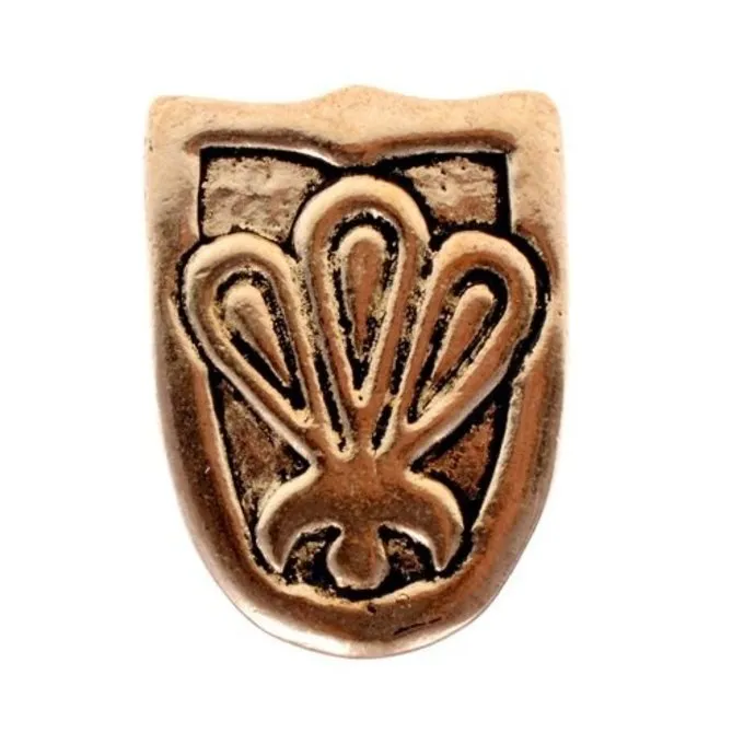 Languette De La Ceinture Viking Birka, Argentait 1 Languette De La Ceinture Viking Birka, Argentait