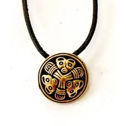 Petit Disque Péroné De Style Borre, Bronze